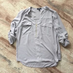 NWOT Express Zip Portofino Shirt